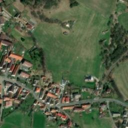Satellite imagery of [Budětice] church t., CZ