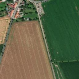 Satellite imagery of [Kurovice] church t., CZ