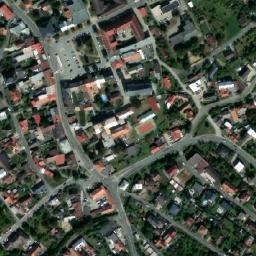 Satellite imagery of [Fryšták] church t., CZ