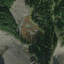 Satellite imagery of Mount Dewdney, CA