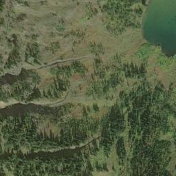 Satellite imagery of Punch Bowl Pass, CA