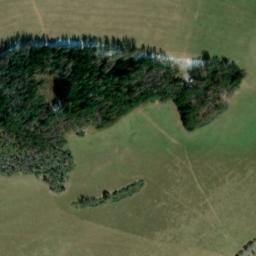 Satellite imagery of [Budětice] church t., CZ