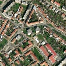 Satellite imagery of [Vyškov] church t., CZ