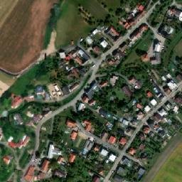 Satellite imagery of [Fryšták] church t., CZ