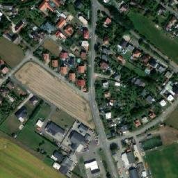 Satellite imagery of [Fryšták] church t., CZ