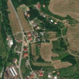 Satellite imagery of [Všemina] church t., CZ