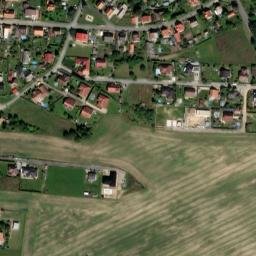 Satellite imagery of [Řepice] church t., CZ