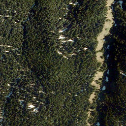 Satellite imagery of Middle Kootenay Pass, CA