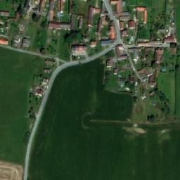 Satellite imagery of [Týn nad Vltavou-Nuzice] chapel sanctus t., CZ