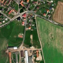 Satellite imagery of [Zvěrotice] chapel sanctus t., CZ