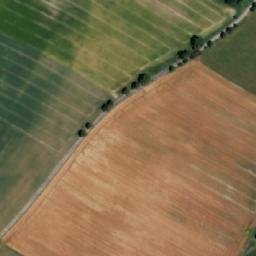 Satellite imagery of [Žirovnice-Stranná] church t., CZ