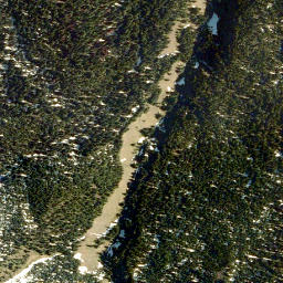 Satellite imagery of Middle Kootenay Pass, CA