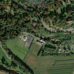 Satellite imagery of St.Nicholas [Štěkeň] church t., CZ