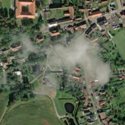 Satellite imagery of St.Nicholas [Štěkeň] church t., CZ