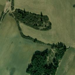 Satellite imagery of V Boroví, CZ