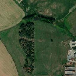 Satellite imagery of [Budišov u Třebíče] church t., CZ