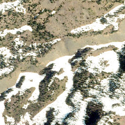 Satellite imagery of Middle Kootenay Pass, CA