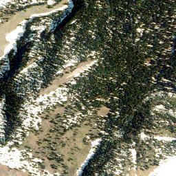 Satellite imagery of Middle Kootenay Pass, CA