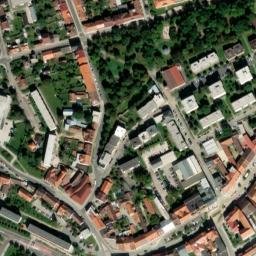 Satellite imagery of [Strakonice-Nové Strakonice] church t., CZ