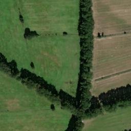 Satellite imagery of [Čejetice] church t., CZ