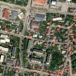 Satellite imagery of [Soběslav] church t., CZ