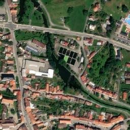 Satellite imagery of [Soběslav] church t., CZ