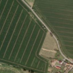 Satellite imagery of [Pačlavice] church t., CZ