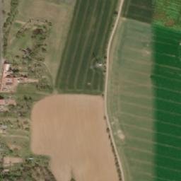 Satellite imagery of [Pačlavice] church t., CZ