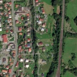 Satellite imagery of [Valašská Polanka] church t., CZ