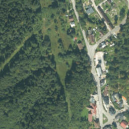 Satellite imagery of Orava Castle, SK