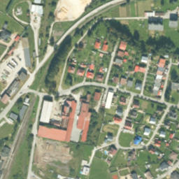 Satellite imagery of Orava Castle, SK