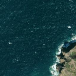 Satellite imagery of Rouge Nez Point, JE