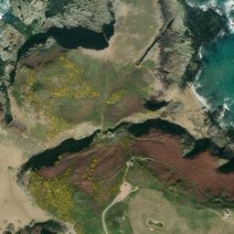 Satellite imagery of Plémont Point, JE