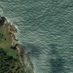 Satellite imagery of Ronez Point, JE