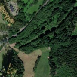 Satellite imagery of [Velhartice] cemetry church t., CZ