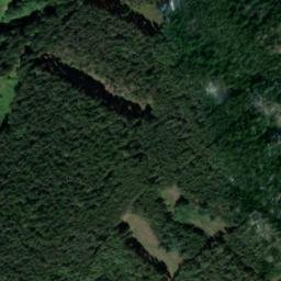 Satellite imagery of [Velhartice] cemetry church t., CZ