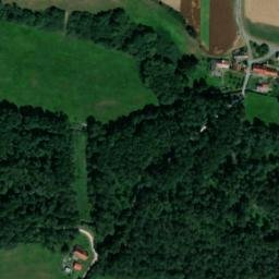 Satellite imagery of [Hrádek-Tedražice] church t., CZ