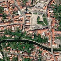 Satellite imagery of [Soběslav] church t., CZ