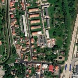 Satellite imagery of [Soběslav] church t., CZ
