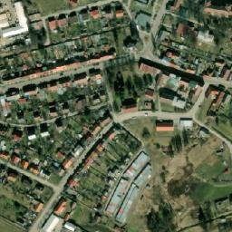 Satellite imagery of [Počátky] church & outlook t., CZ