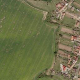 Satellite imagery of [Pačlavice] church t., CZ