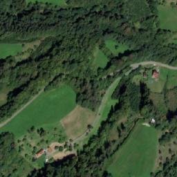 Satellite imagery of [Valašská Polanka] church t., CZ