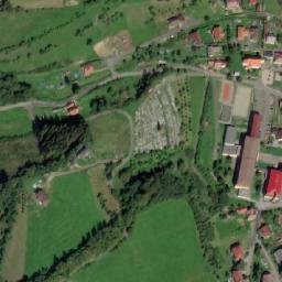 Satellite imagery of [Valašská Polanka] church t., CZ