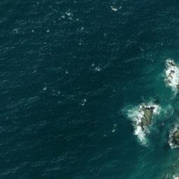 Satellite imagery of Rouge Nez Point, JE