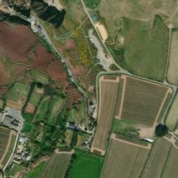 Satellite imagery of Gatehouse Ruins and World War II Bunker, JE
