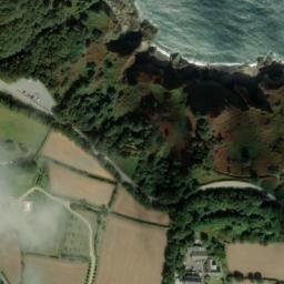 Satellite imagery of La Lipende Point, JE