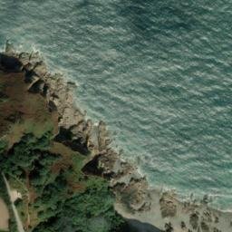 Satellite imagery of La Lipende Point, JE