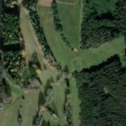 Satellite imagery of [Velhartice] cemetry church t., CZ