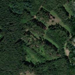 Satellite imagery of [Velhartice] cemetry church t., CZ