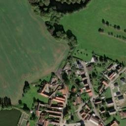 Satellite imagery of [Čejetice] church t., CZ